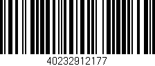 Código de barras (EAN, GTIN, SKU, ISBN): '40232912177'