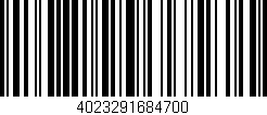 Código de barras (EAN, GTIN, SKU, ISBN): '4023291684700'