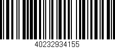 Código de barras (EAN, GTIN, SKU, ISBN): '40232934155'