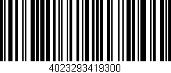 Código de barras (EAN, GTIN, SKU, ISBN): '4023293419300'