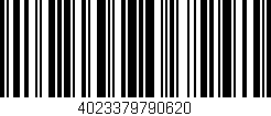 Código de barras (EAN, GTIN, SKU, ISBN): '4023379790620'