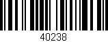 Código de barras (EAN, GTIN, SKU, ISBN): '40238'