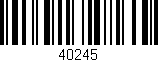 Código de barras (EAN, GTIN, SKU, ISBN): '40245'