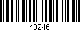 Código de barras (EAN, GTIN, SKU, ISBN): '40246'
