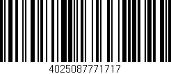 Código de barras (EAN, GTIN, SKU, ISBN): '4025087771717'