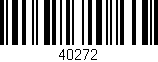 Código de barras (EAN, GTIN, SKU, ISBN): '40272'