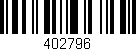 Código de barras (EAN, GTIN, SKU, ISBN): '402796'