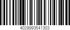Código de barras (EAN, GTIN, SKU, ISBN): '4029993541303'