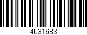 Código de barras (EAN, GTIN, SKU, ISBN): '4031683'