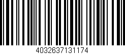 Código de barras (EAN, GTIN, SKU, ISBN): '4032637131174'