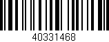 Código de barras (EAN, GTIN, SKU, ISBN): '40331468'