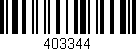 Código de barras (EAN, GTIN, SKU, ISBN): '403344'