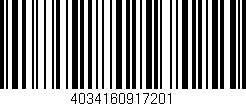 Código de barras (EAN, GTIN, SKU, ISBN): '4034160917201'