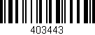 Código de barras (EAN, GTIN, SKU, ISBN): '403443'