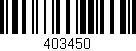 Código de barras (EAN, GTIN, SKU, ISBN): '403450'