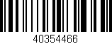 Código de barras (EAN, GTIN, SKU, ISBN): '40354466'
