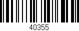 Código de barras (EAN, GTIN, SKU, ISBN): '40355'