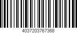 Código de barras (EAN, GTIN, SKU, ISBN): '4037203767368'