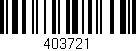 Código de barras (EAN, GTIN, SKU, ISBN): '403721'