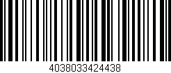 Código de barras (EAN, GTIN, SKU, ISBN): '4038033424438'