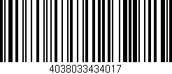 Código de barras (EAN, GTIN, SKU, ISBN): '4038033434017'
