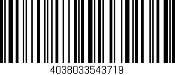 Código de barras (EAN, GTIN, SKU, ISBN): '4038033543719'