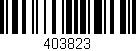 Código de barras (EAN, GTIN, SKU, ISBN): '403823'