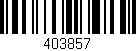 Código de barras (EAN, GTIN, SKU, ISBN): '403857'