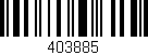 Código de barras (EAN, GTIN, SKU, ISBN): '403885'