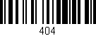 Código de barras (EAN, GTIN, SKU, ISBN): '404'