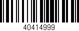 Código de barras (EAN, GTIN, SKU, ISBN): '40414999'