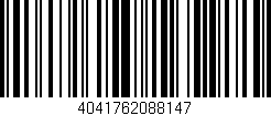 Código de barras (EAN, GTIN, SKU, ISBN): '4041762088147'