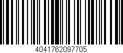 Código de barras (EAN, GTIN, SKU, ISBN): '4041762097705'