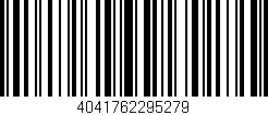 Código de barras (EAN, GTIN, SKU, ISBN): '4041762295279'