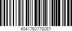 Código de barras (EAN, GTIN, SKU, ISBN): '4041762779267'
