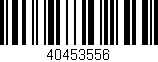 Código de barras (EAN, GTIN, SKU, ISBN): '40453556'