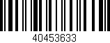 Código de barras (EAN, GTIN, SKU, ISBN): '40453633'