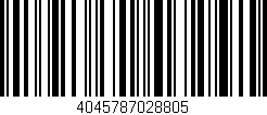 Código de barras (EAN, GTIN, SKU, ISBN): '4045787028805'