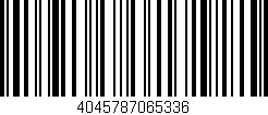 Código de barras (EAN, GTIN, SKU, ISBN): '4045787065336'
