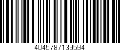 Código de barras (EAN, GTIN, SKU, ISBN): '4045787139594'