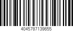 Código de barras (EAN, GTIN, SKU, ISBN): '4045787139655'