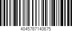 Código de barras (EAN, GTIN, SKU, ISBN): '4045787140675'
