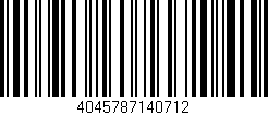 Código de barras (EAN, GTIN, SKU, ISBN): '4045787140712'