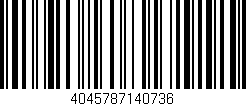 Código de barras (EAN, GTIN, SKU, ISBN): '4045787140736'