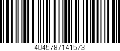 Código de barras (EAN, GTIN, SKU, ISBN): '4045787141573'
