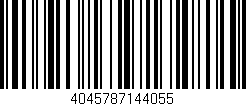 Código de barras (EAN, GTIN, SKU, ISBN): '4045787144055'