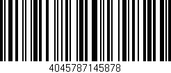Código de barras (EAN, GTIN, SKU, ISBN): '4045787145878'