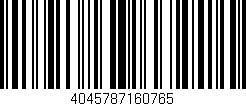 Código de barras (EAN, GTIN, SKU, ISBN): '4045787160765'