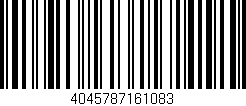 Código de barras (EAN, GTIN, SKU, ISBN): '4045787161083'