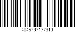 Código de barras (EAN, GTIN, SKU, ISBN): '4045787177619'